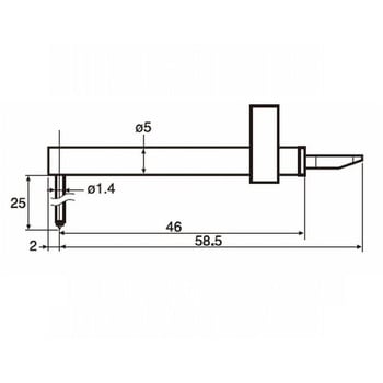 ACCRETECHS-CREST/S5000/S3000/SNEX 型替换测量探头（深槽测量探头）东京精密DM48515